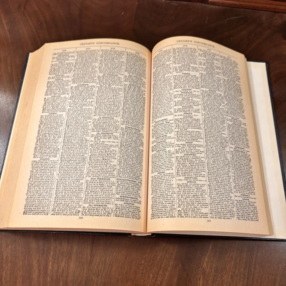 Cruden's Concordance to the Holy‎ Scriptures Hardcover Bible Reference Index